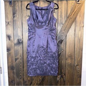 Adrianna Papell Sleeveless Midi Cocktail Dress